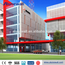 Building facade cladding 6mm thickness aluminium composite cladding panel price